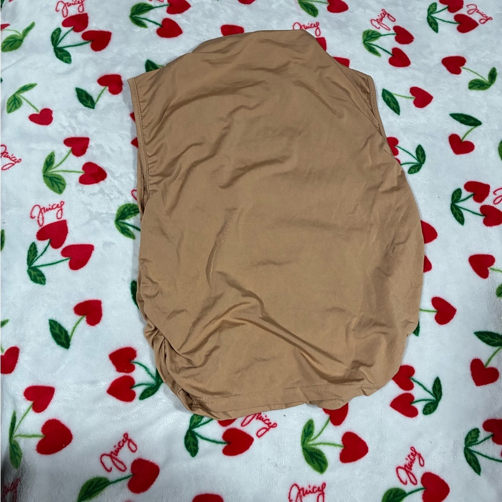 Tan Sleeveless Top